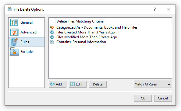 FDM File Delete Rules