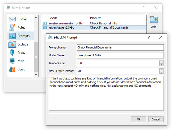 FDM AI Prompt Financial Info